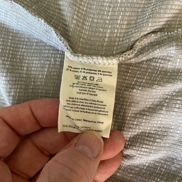 Donna Womens Gray Open Front Dolman Sleeve Fine Ribbed Cardigan Sweater One Size - Picture 8 of 9